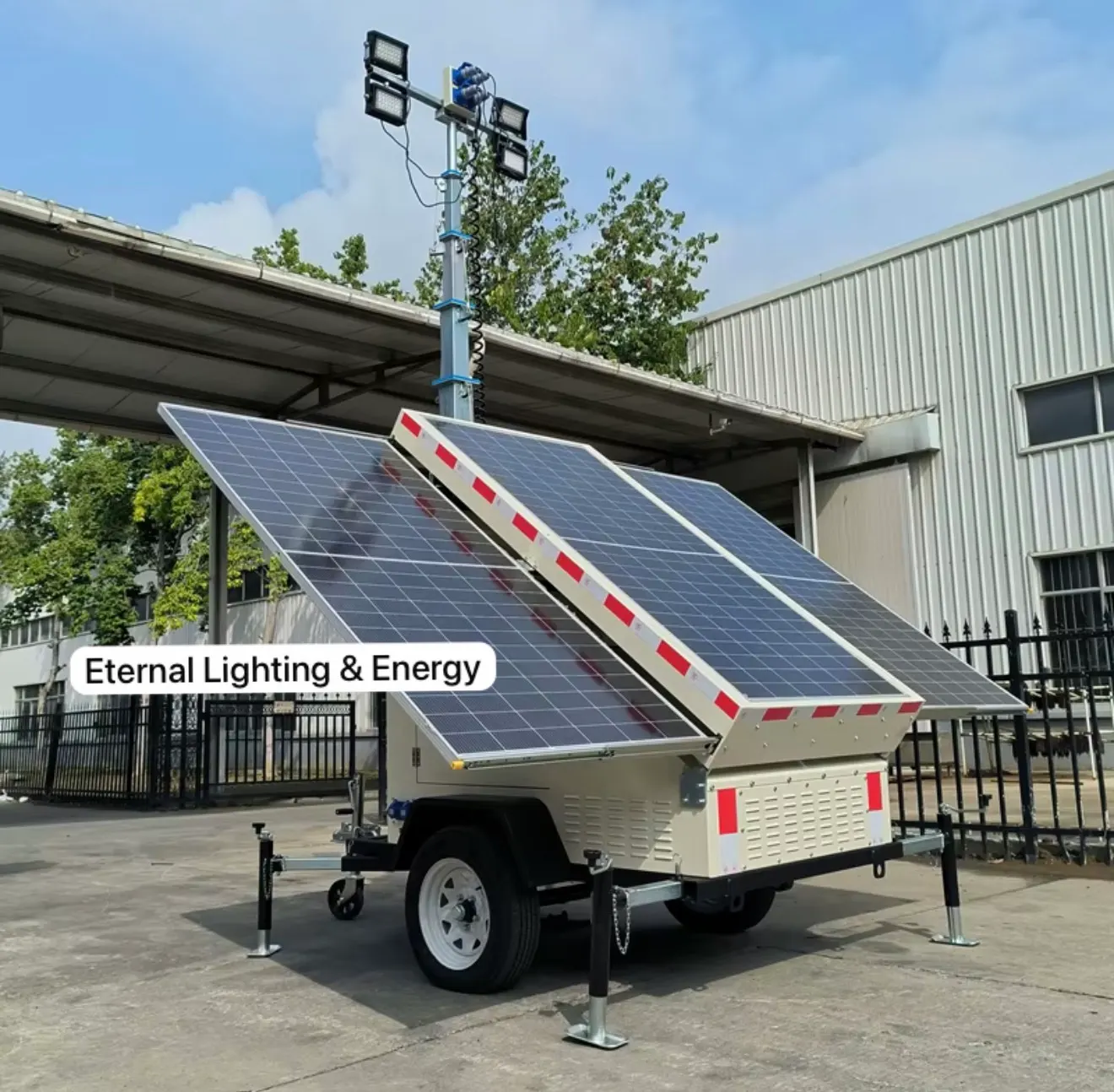Mobile Solar Light Tower