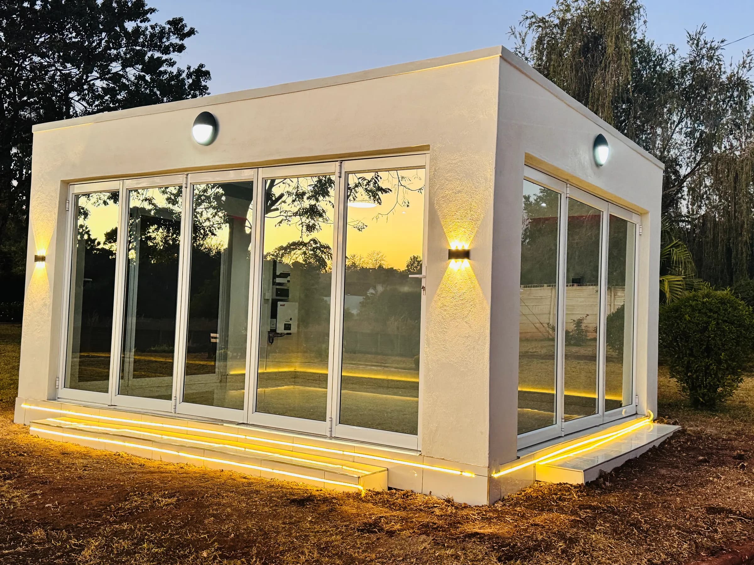 Borrowdale garden pavilion: lighting and solar power