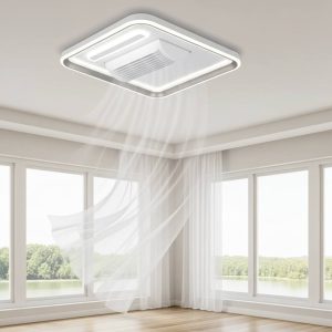 Eternal Lighting Zimbabwe BLADELESS 48W CEILING FAN LIGHT SQUARE