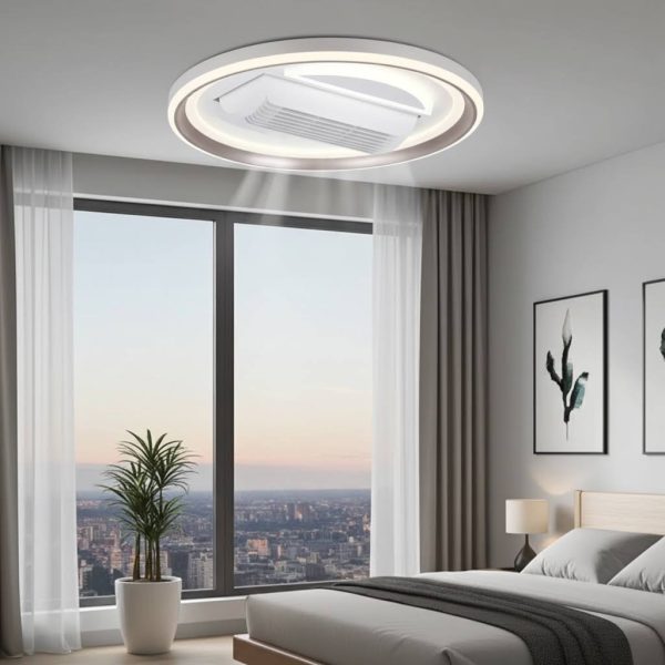 BLADELESS 38W CEILING FAN LIGHT (ROUND)